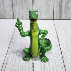 Vintage Rainforest Cafe Iggy Iguana Action Figure 2000 Poseable Green 3'' Tall